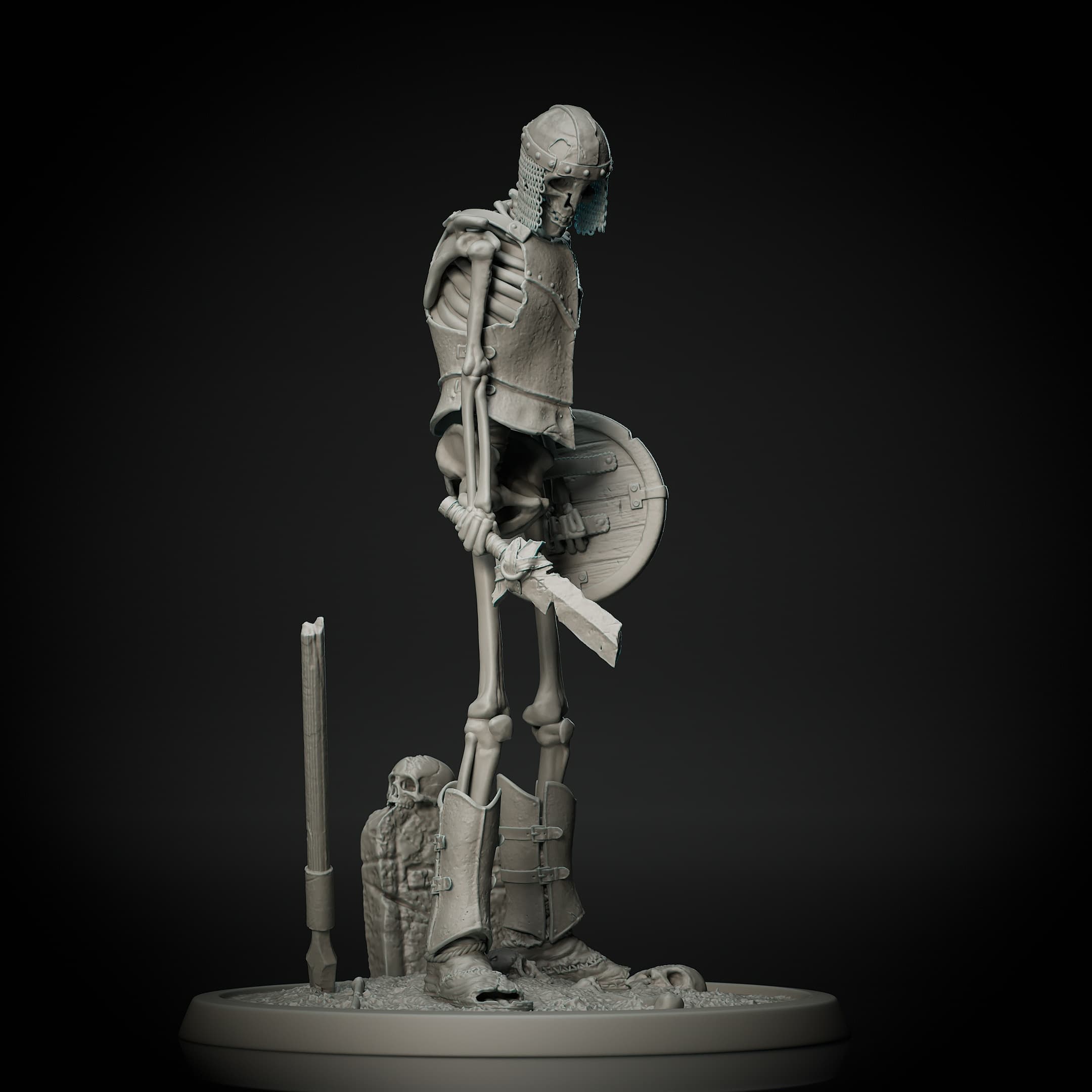 Skeleton Warrior 05 3d model