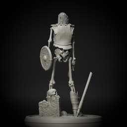 Skeleton Warrior 05 3d model