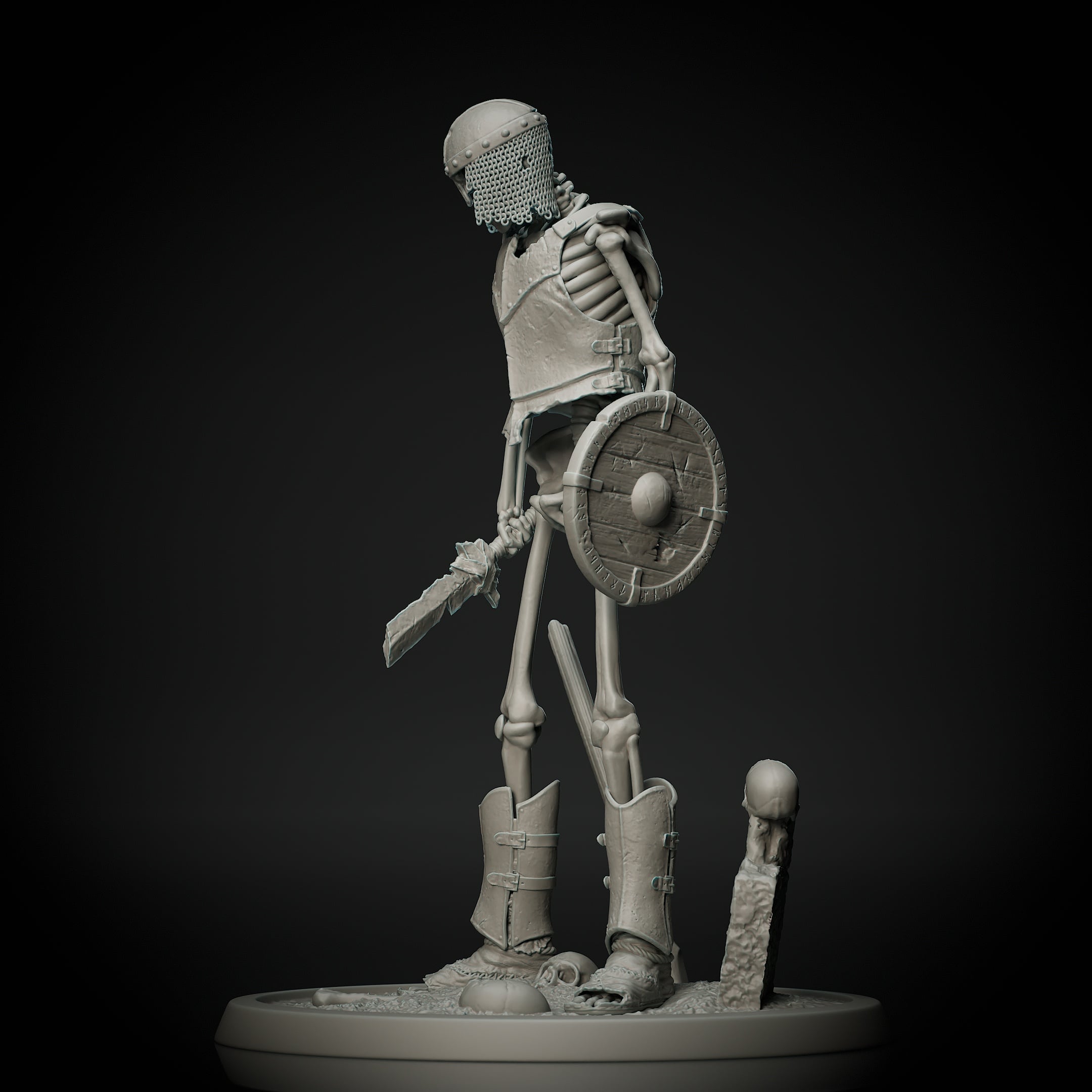Skeleton Warrior 05 3d model
