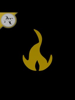 Simple Flame Symbol - 2D Art 3d model