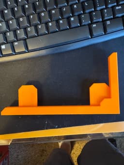 Multiboard Print Sheet Holder - Right Hand - 1 Slot 3d model
