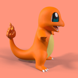 CHARMANDER POKEMON - FREE - READY TO PRINT 3d model