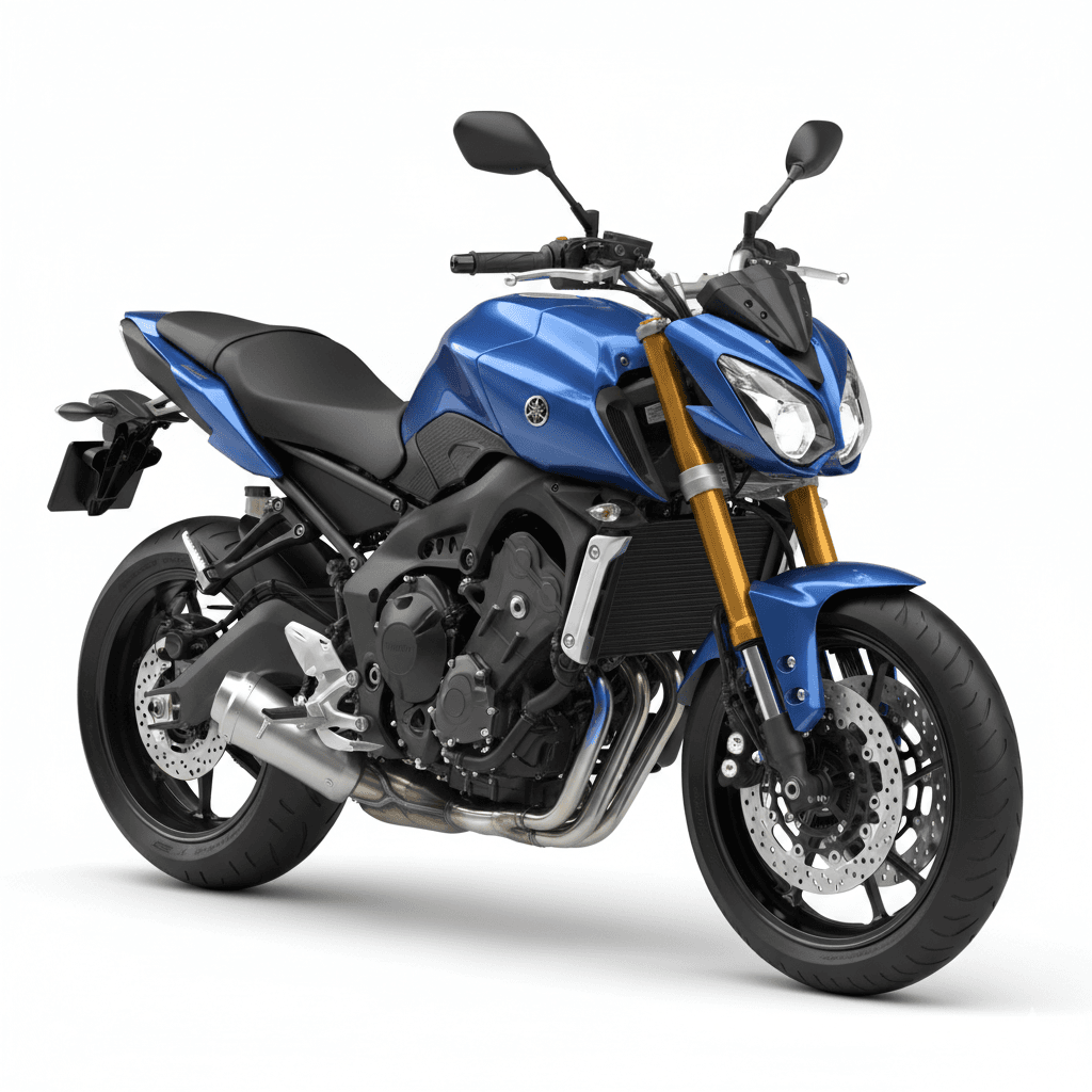 Yamaha Fazer 8 Touring Motorcycle 3d model