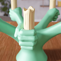 Abstract Candle Holder Figure 3d model