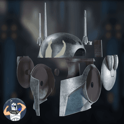 Pre Viszla Helmet 3d model