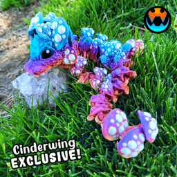 Baby Mushroom Dragon 3d model