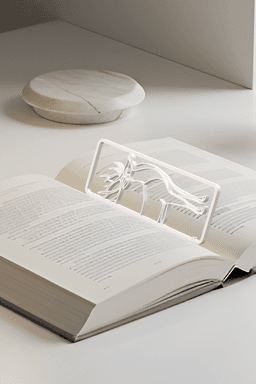 Deer Bookmark, Gift Idea 3d model