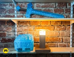 Minecraft Movie Helmet Lamp 3d model