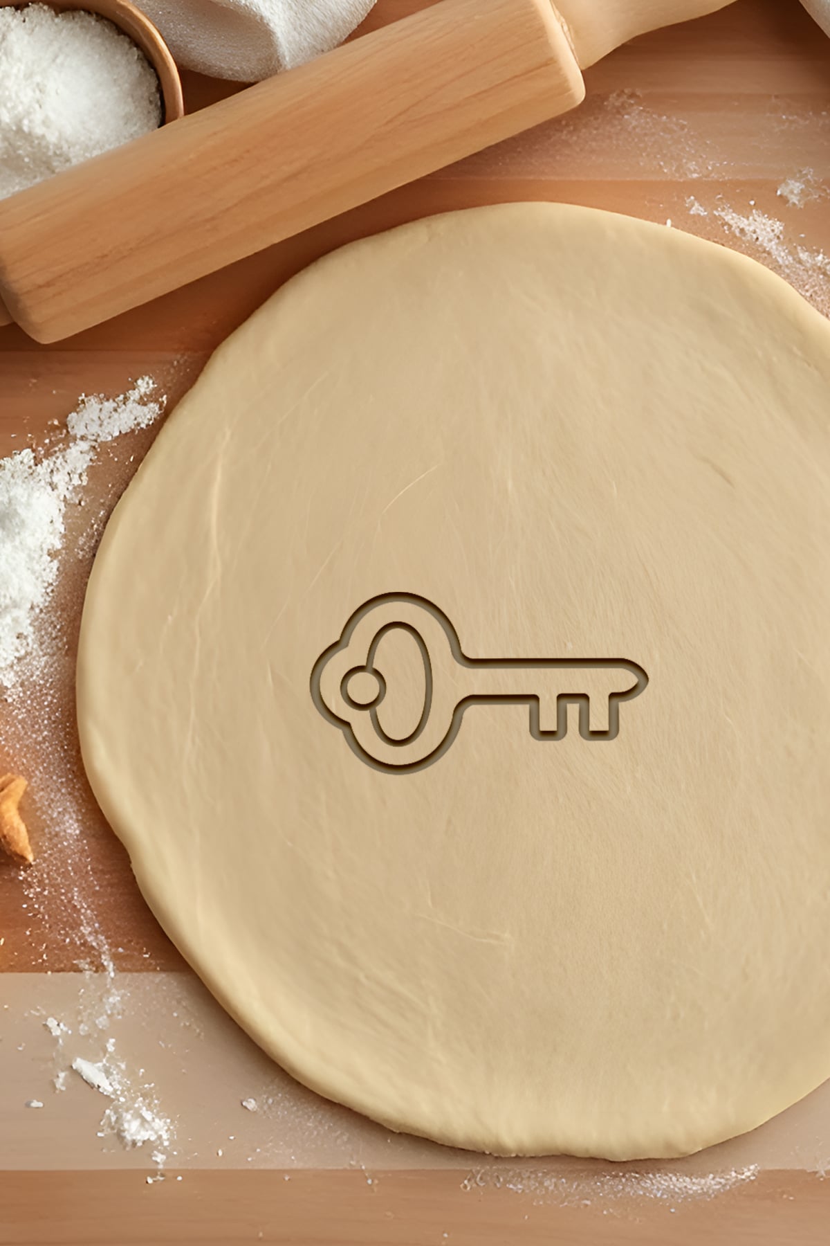 Key Cookie Cutter, Biscuit Cutter 3d model
