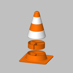 Traffic Cone Organizer 3d model