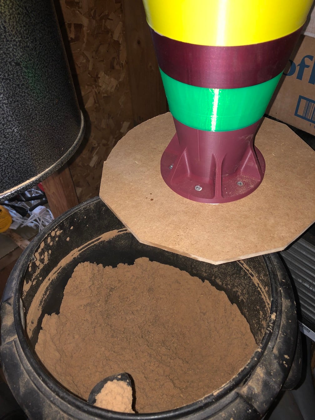Cyclone Vacuum Dust Separator. - it works, and well! - 3d model