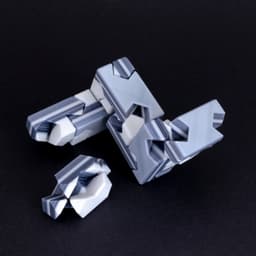 Tsugite Cube 2x2 Puzzle (3 sizes) 3d model