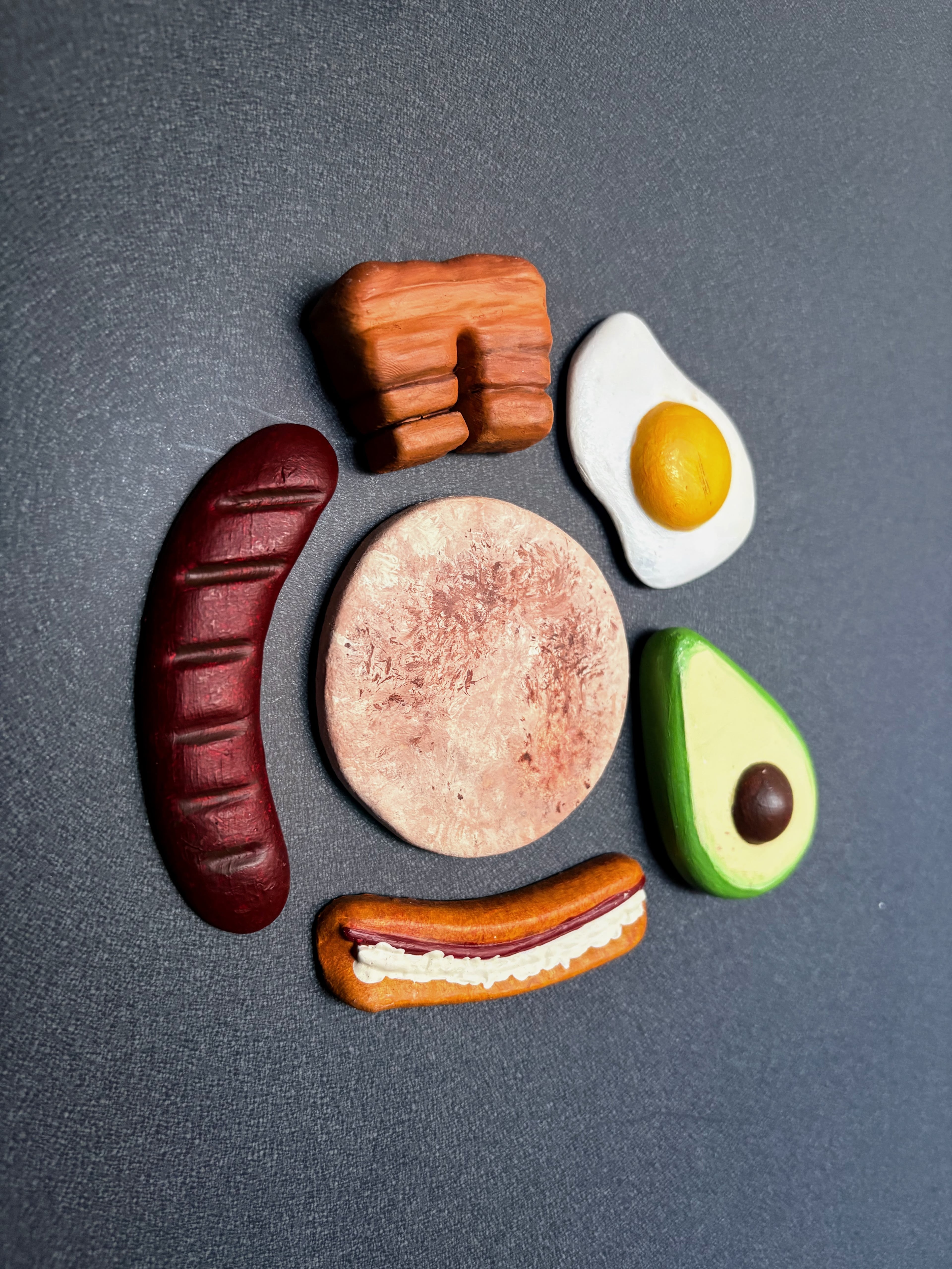 Arepa fridge magnet 3d model