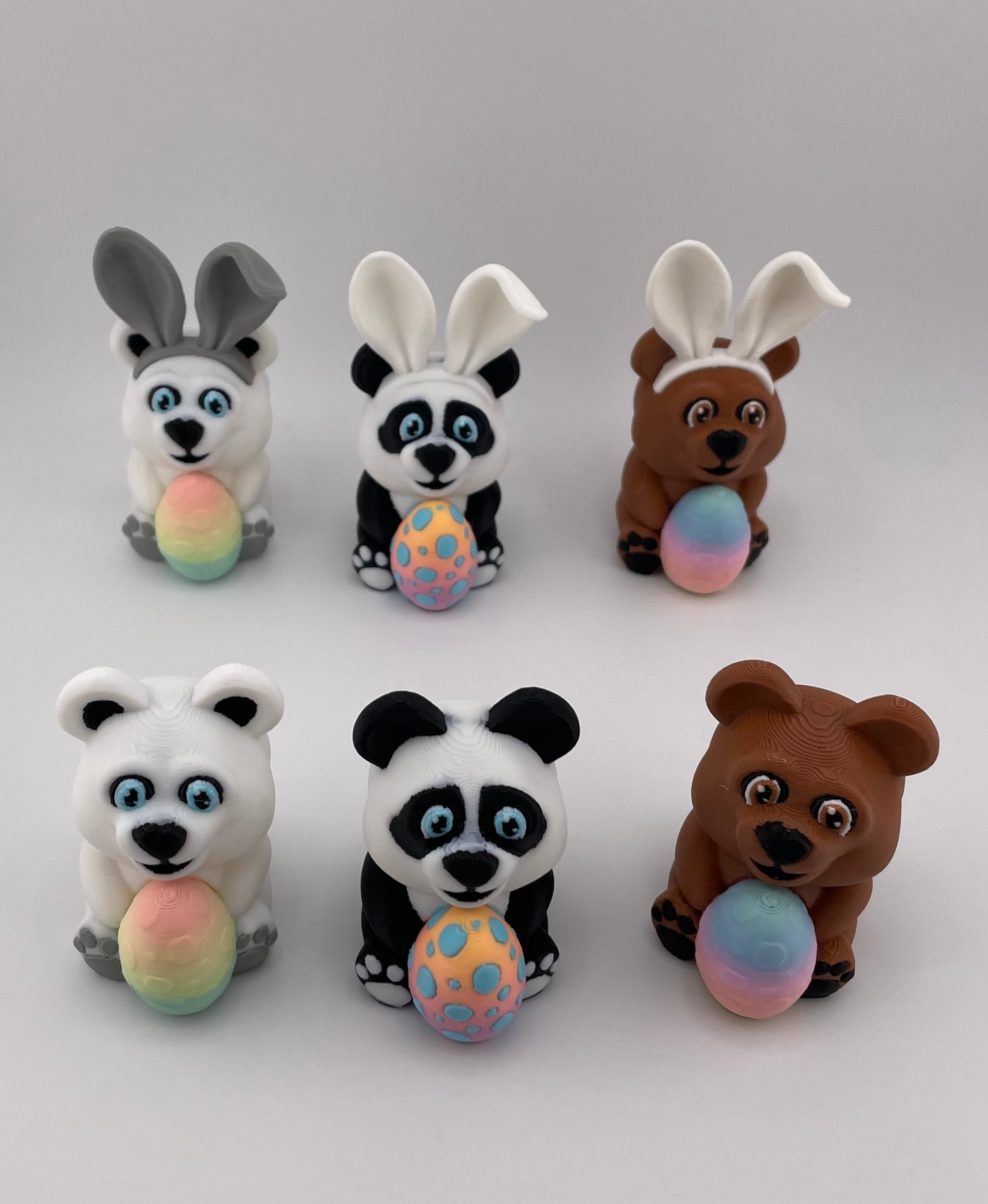 Eggables Bears 3d model