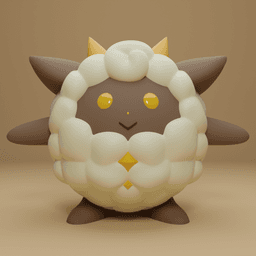 Lamball - PalWorld #1 Free STL 3d model