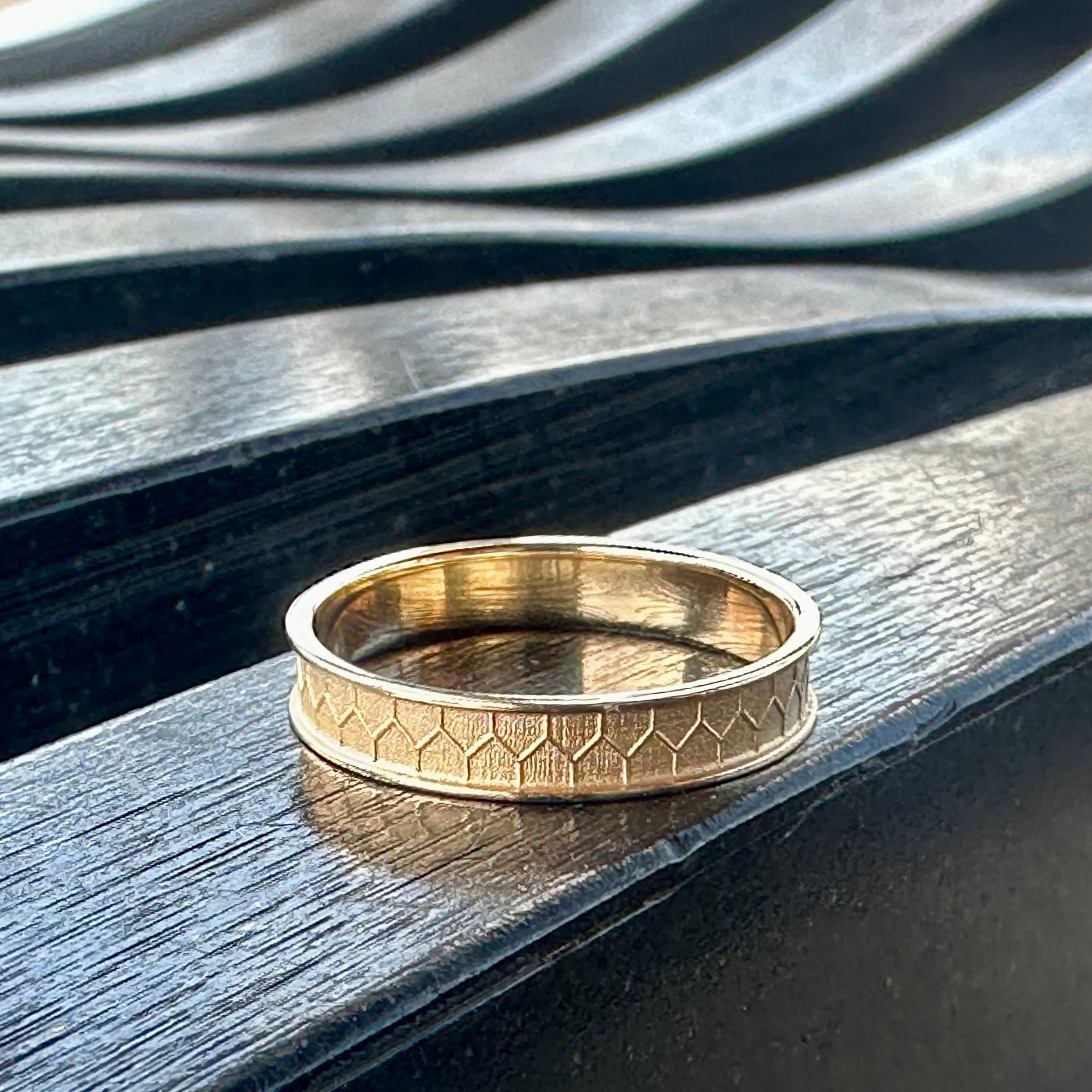 Honeycomb Ring 3d model
