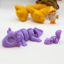 M3D - Baby Santa Axolotl 3d model