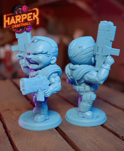 Li'l Cable - XMen97 Collectible Figure 3d model
