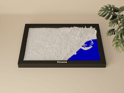 Panama, Panama - 3D Miniature 3d model