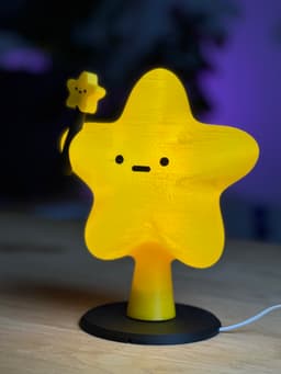Hoshi: Star tree topper lamp 3d model