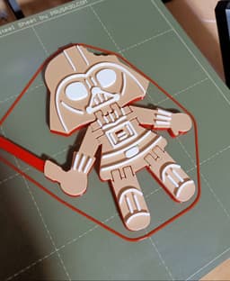 Prints awesome on a single colour machine with filament swap's 3d model