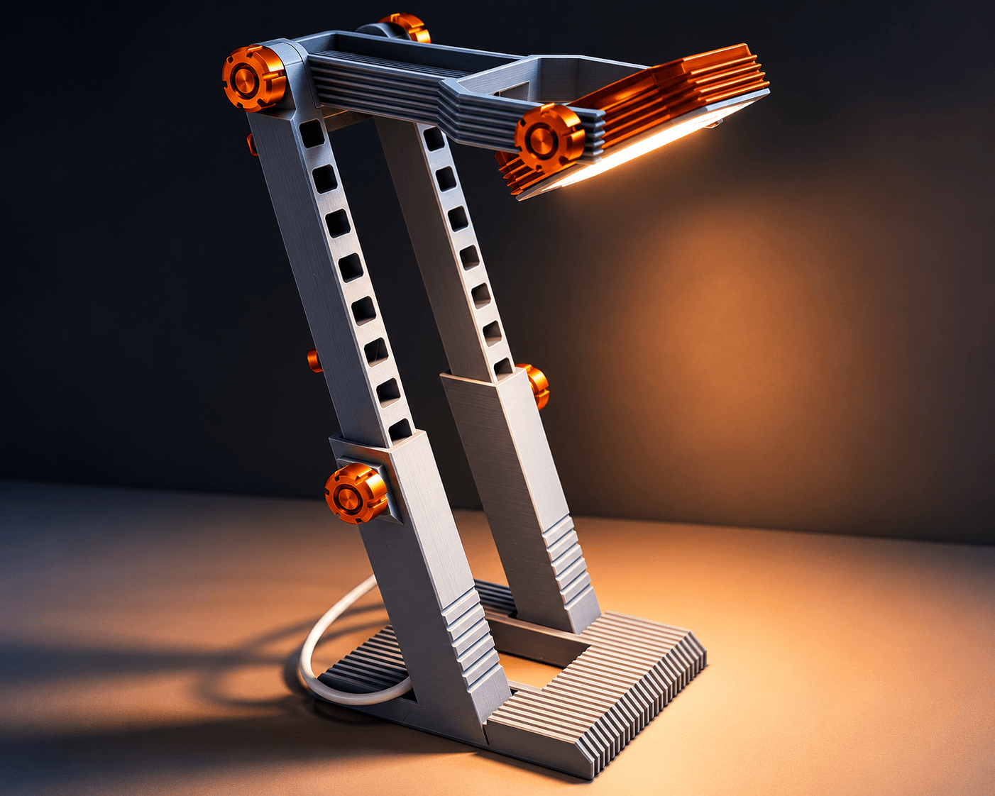 Vector LED desk lamp 3d model