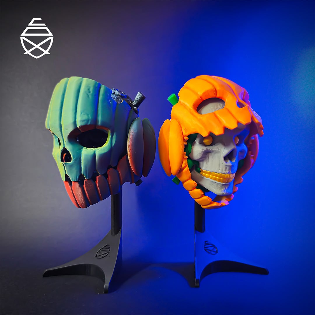 Pumpkin Skull 3d model