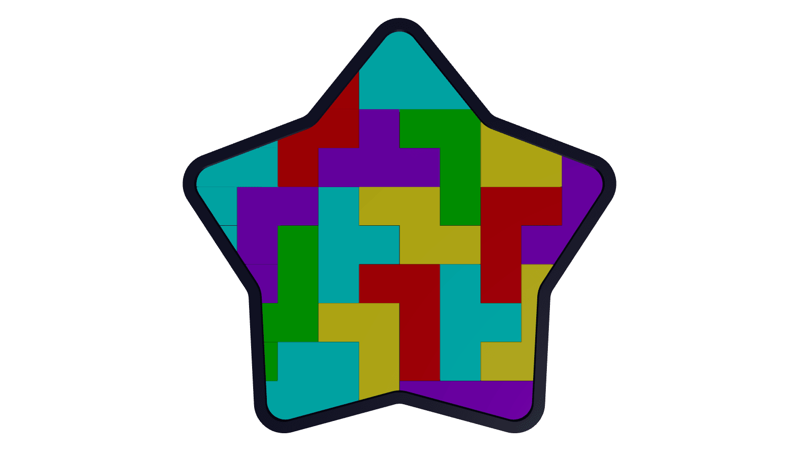 Star Puzzle 3d model