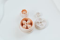 Small Flower Set Clay Earring Cutter 3d model