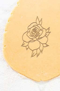 Flower Cookie Cutter, Biscuit Cutter 3d model
