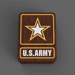 US Army Box 3d model