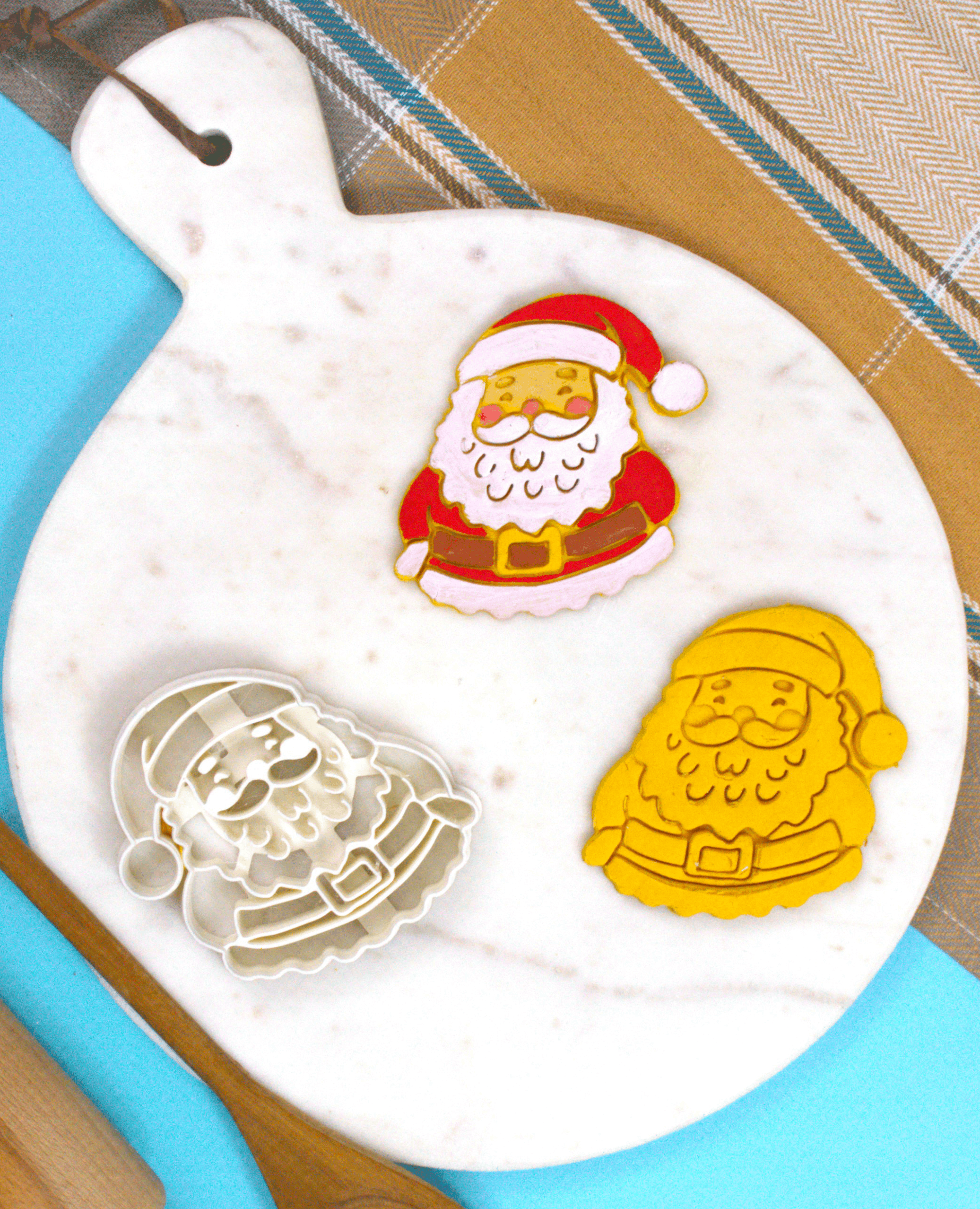 Santa Claus Christmas Cookie Cutter 3d model