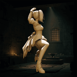 Grok Ani v2 3d model