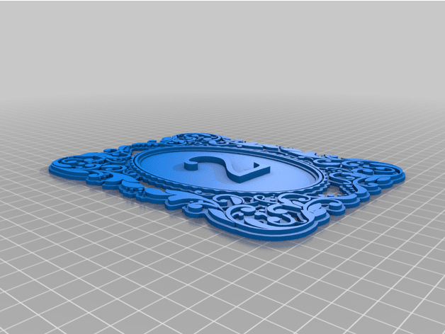 Wedding Table Numbers 2.0 3d model