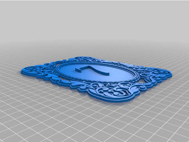 Wedding Table Numbers 2.0 3d model