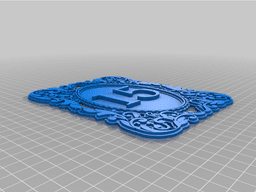 Wedding Table Numbers 2.0 3d model