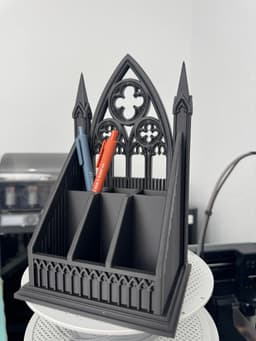 Cathedral VO ORGANIZER Victorian Gothic Decor 3d model