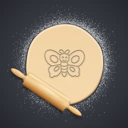 Butterfly Cookie Cutter, Biscuit Cutter 3d model