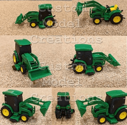 John Deere 3720 Tractor Kit Chassis 1/87 3d model