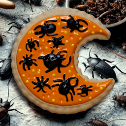 Creepy Crawly Crescent Cookie Prop 3d model