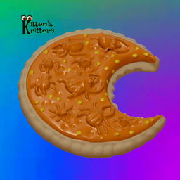 Creepy Crawly Crescent Cookie Prop 3d model