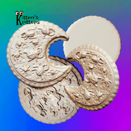 Creepy Crawly Crescent Cookie Prop 3d model