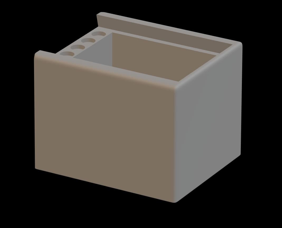 Commander Deck Box With Top Loader Lid 3d model