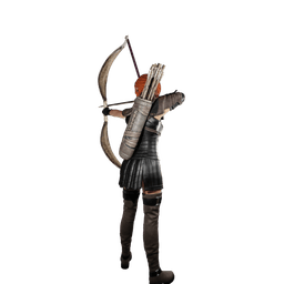 Female Fantasy Ranger v2.0 3d model