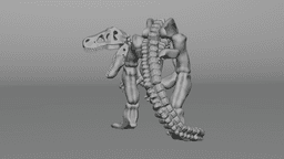 T-Rex / Dinosaur Skeleton - Large Undead 3d model
