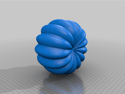 Pumpkin Candle Holder 3d model