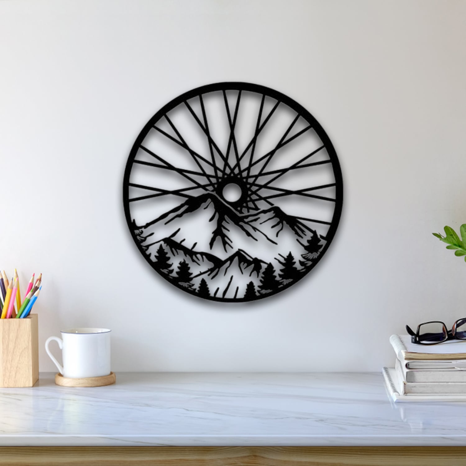 Mountain Wall Art 3d model
