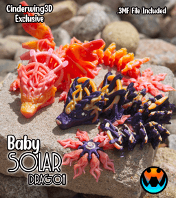Baby Solar Dragon 3d model