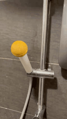 Golden Mic ShowerHead 3d model