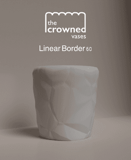 The Crowned Vases - Linear Border 60 3d model